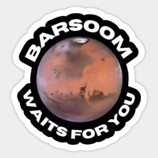 Barsoom Waits For You Sticker